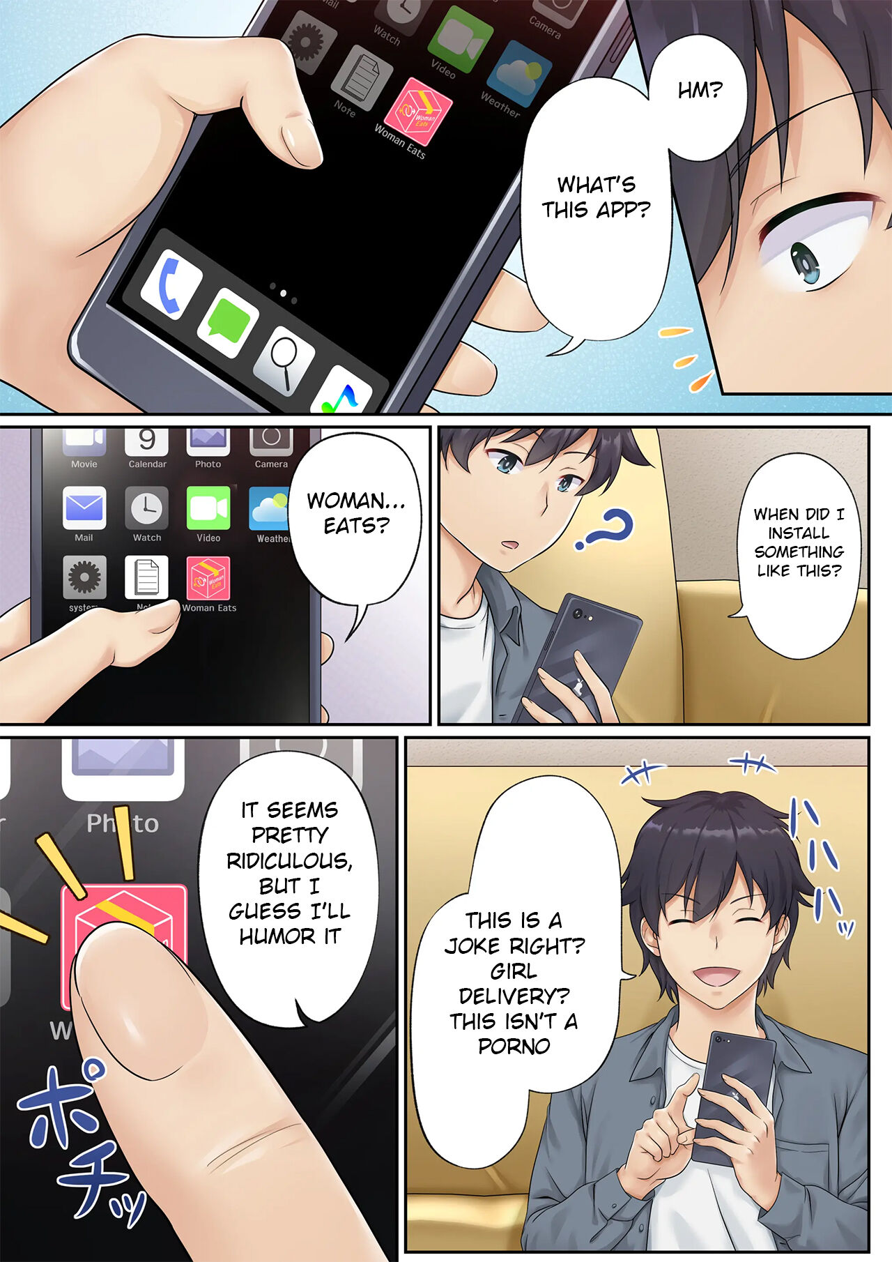 Hentai Manga Comic-Woman Eats ~Beautiful Dream Girl Delivery App-Chapter 1-3